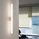 Lin Aplique de Pared Difusor Vidrio Led 6w  IP20 Di.6xh.50cm Blanco