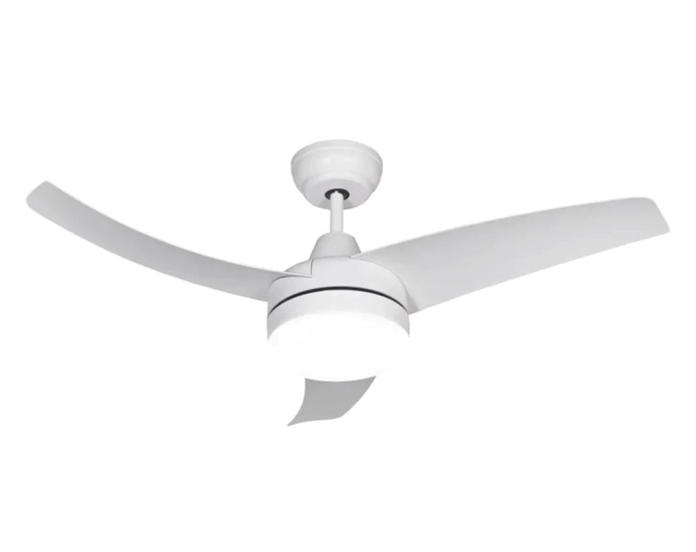 Ventilador 3 Aspas 3 Vel. Led 24W 3000/4000/6000K Dimerizable Blanco