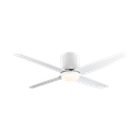 Ventilador 4 Aspas 6 Vel. Led 24W 3000/4200/6500K NO Dim Blanco