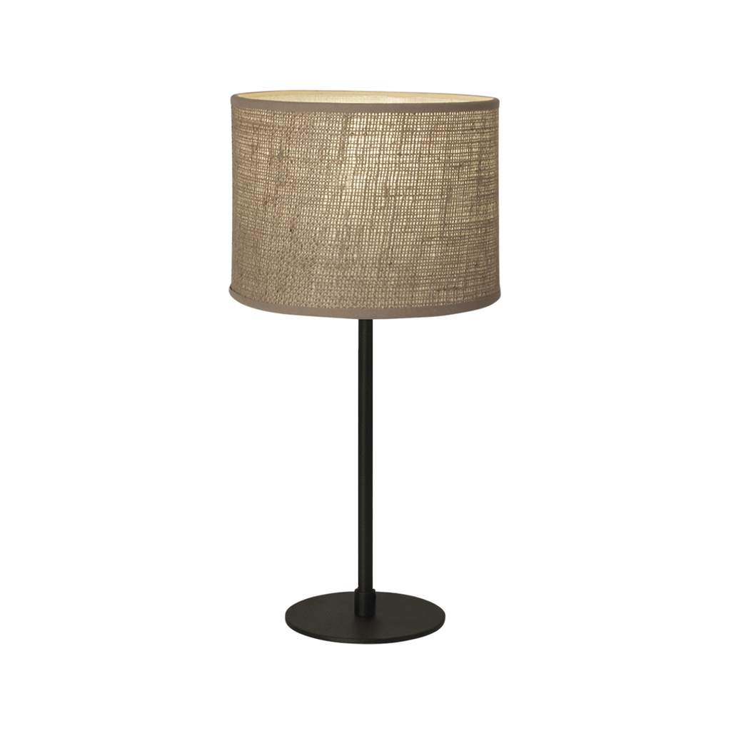 Liv Velador Cilindrica 1L E27 Cañamo Oscuro h.44cm Chocolate