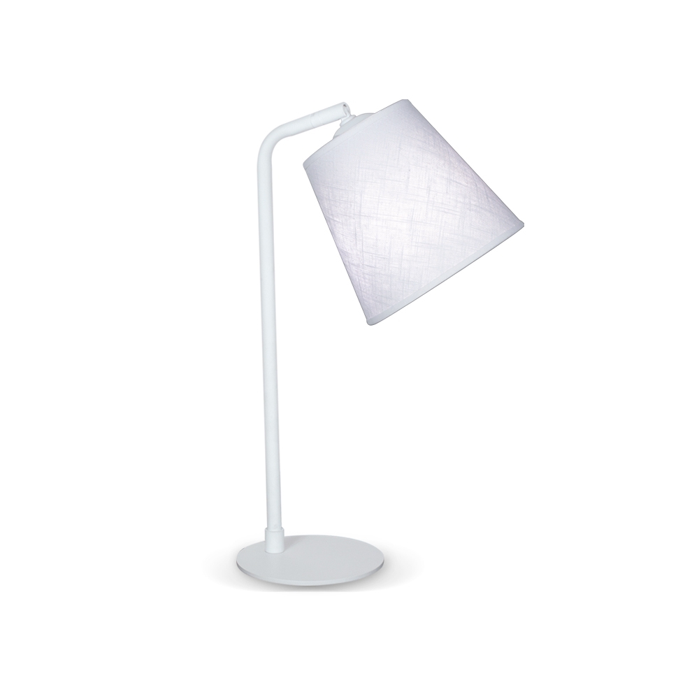 Mila Velador Conica 1L E27 Lienzo Blanco h.41cm Blanco