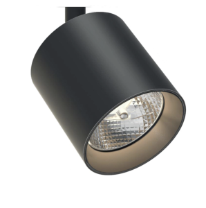 Coco 1.2 Cabezal Cilindrico GU10 Ar111 13w ø122x126mm Negro/Negro