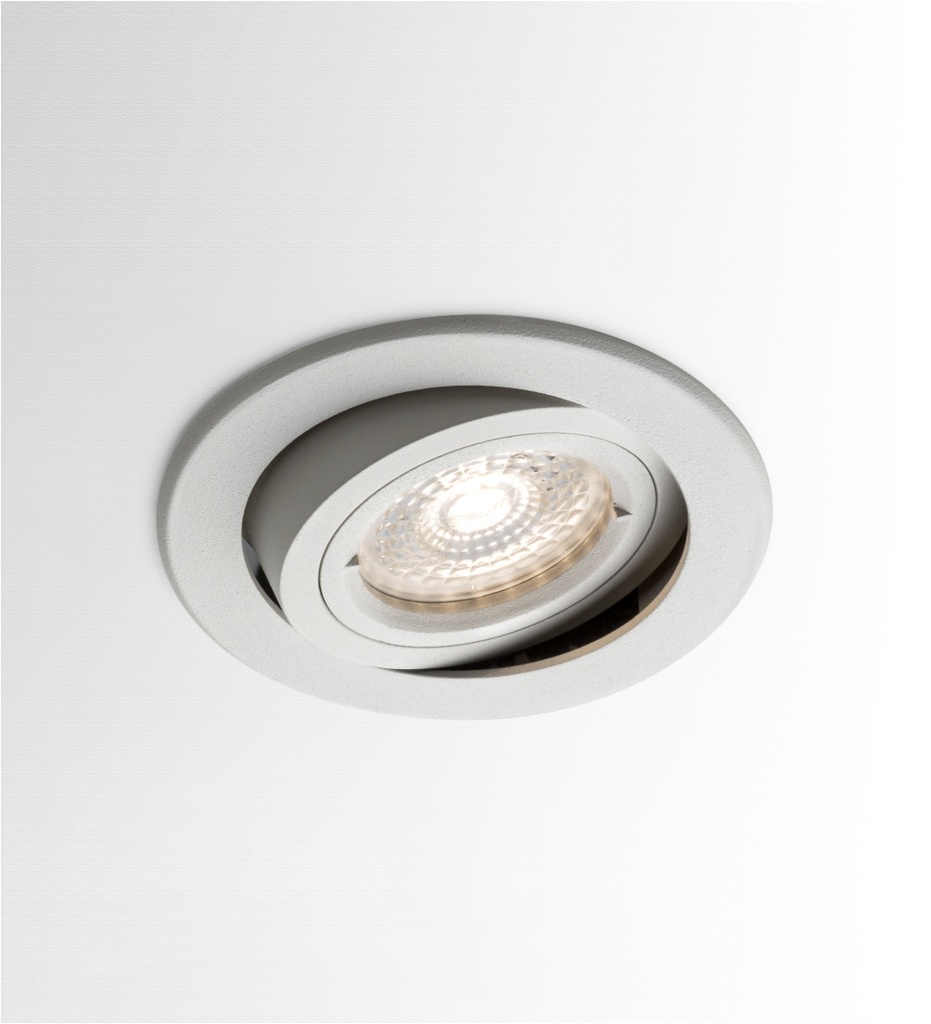 Cadio 2.0 Embutido Redondo Movil GU10 Par16 50w Blanco Texturado