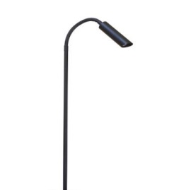 Ghosilio Spot Flex C/Jabalina Exterior Led 3W 60 3000K Ip54 24V H.1,50mt Aluminio Negro