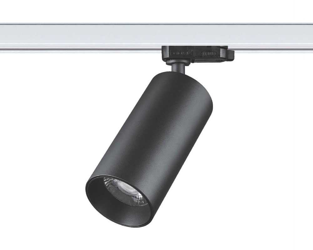 Look Spot Movil Led Cob 12w 15º 3000k Cri90 DIM TRIAC Negro
