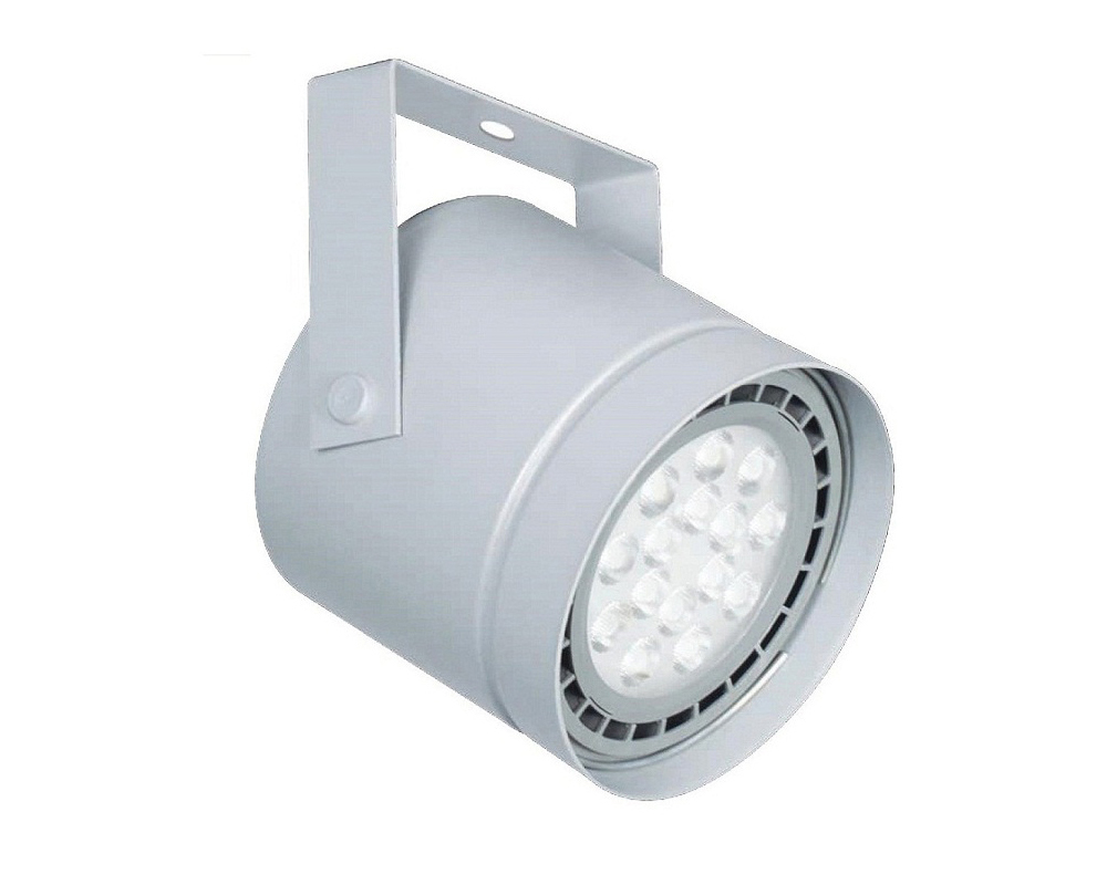 Pesca Spot Tacho Acero Gu10 Ar111 C/Soporte Blanco