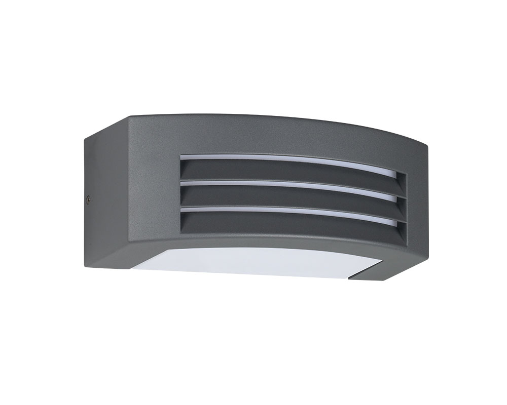 Iria Aplique Bidireccional de Pared Exterior E27 20w Gris