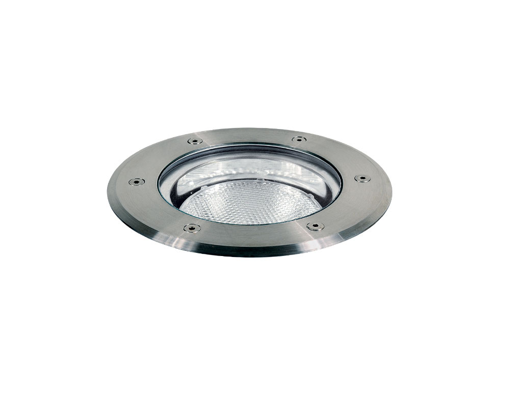 Icon Embutido C/Movimiento de Piso Exterior Gu10 Par16 Acero Inoxidable