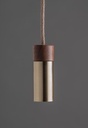Bis Simple Colgante c/Lamp Led Gu10 7W Bronce Viejo