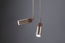Bis 1200 Spot Caño 120cm c/Lamp Led Gu10 7W Bronce Viejo