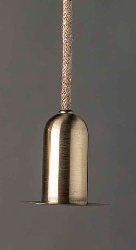 Minimi Colgante Capuchon c/Lamp Led G9 3,5W Bronce Viejo