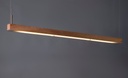 Slim Rectangular 600 Colgante L.60cm Tira Led 9W Calida + Fuente