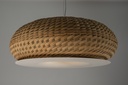 Valle L Colgante Simbol Di.78xh27cm E27 10W Natural C/Disco Blanco