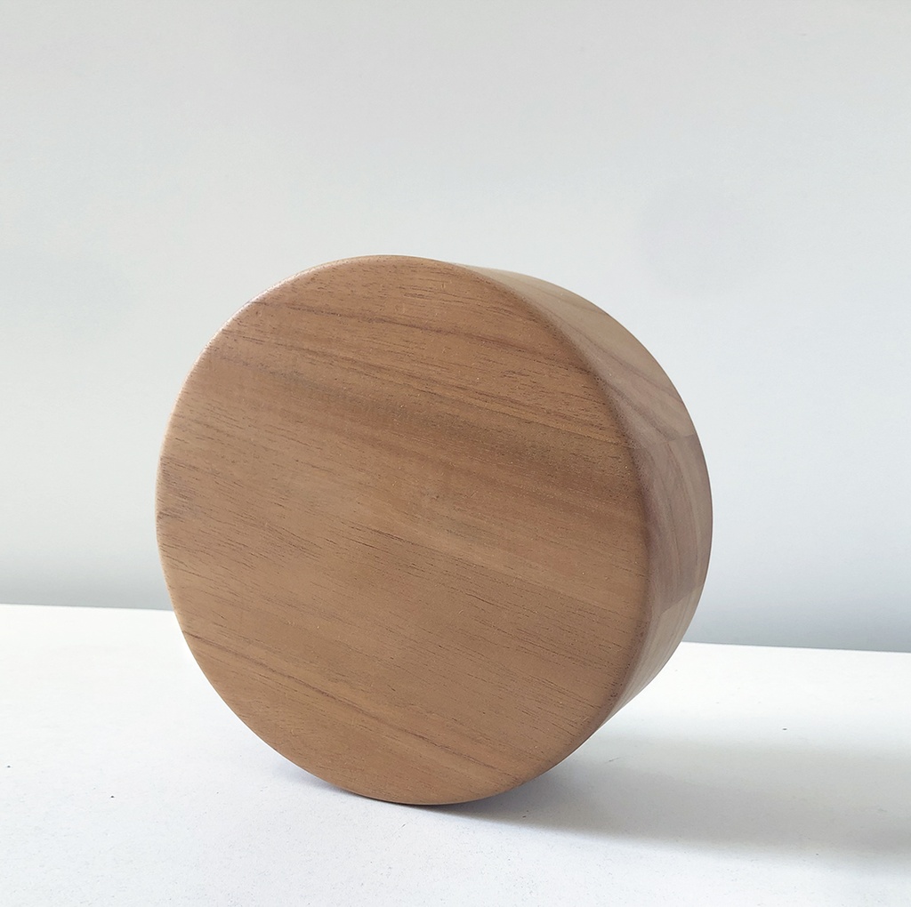Sombro Lampara Mesa Madera Cedro Led 12W 2700k Di.16xh7cm 