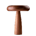 Nutina R36 Lampara Mesa Madera Cedro C/2xG9 Led 6W Calida Di.29xh36cm