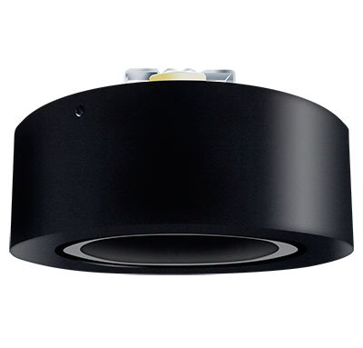 Tondo Semi Embutido Exterior Led AR111 GU10 h.50mm Negro Texturado