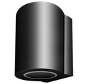 Tondo Aplique Bidireccional Led 2XAR111 GU10 h.220mm Negro Texturado