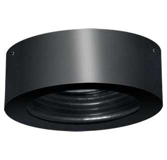 Tondo Semi Embutido Recedido Exterior Led PAR16 GU10 Negro Texturado