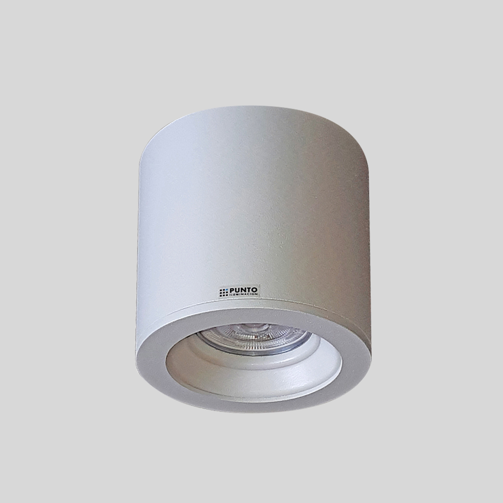 Hop R Plafon Corto Recedido Led PAR16 GU10 h.95mm  Blanco Texturado