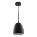 Retro Wok Colgante 1 Luz E27 Di.18cm Negro