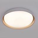 Fany Plafon Circular 50Cm Led 2x32W 2850-6000K Ip20 220v Dimerizable C/C.Remoto Blanco-Oro 