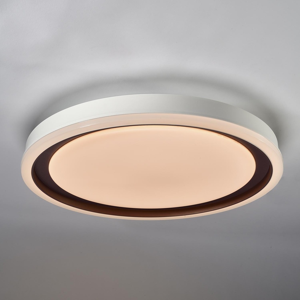 Done Plafon Circular 55Cm Led 32W 2850-6000K Ip20 220v Dimerizable C/C.Remoto Blanco 