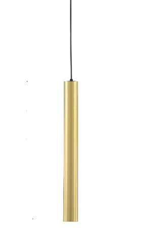Viker S 600 Colgante Cilindrico Gu10 Par16 Ip20 Di.55x600Mm Oro