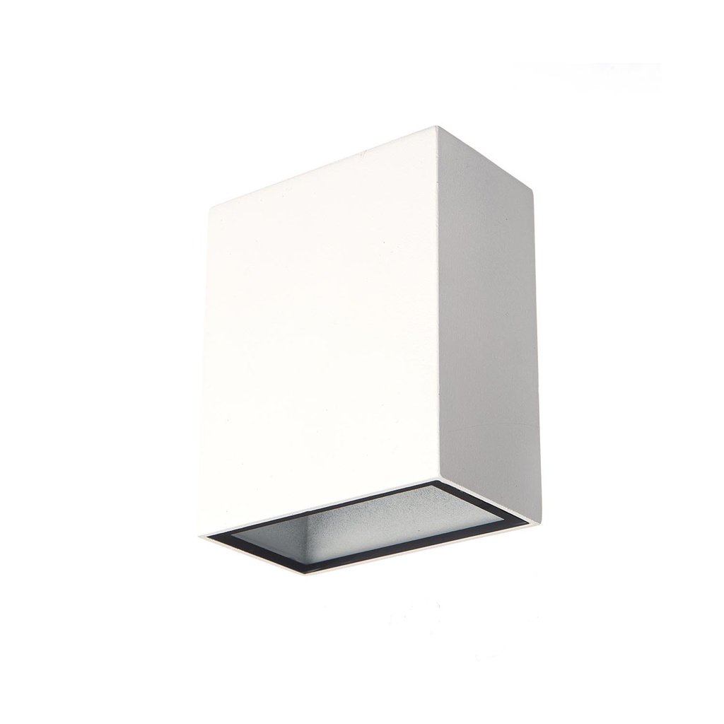 Mint Duo Aplique de Pared Cuadrado Bidireccional Led 2x3W 3000k 220v Ip40 Blanco