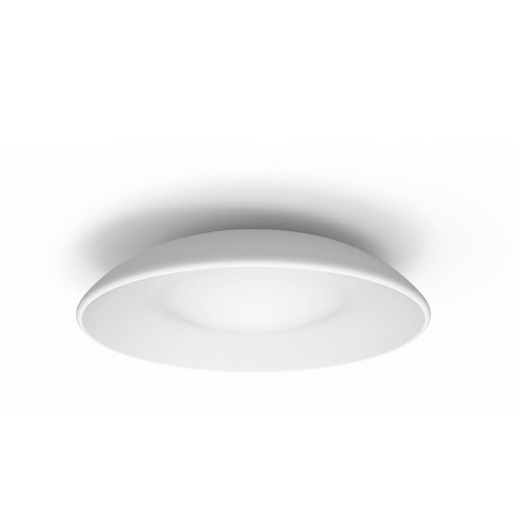 Ufo Plafon Exterior Circular Led 9W 3000K 220v Ip65 Di.350mm Pvc Blanco 