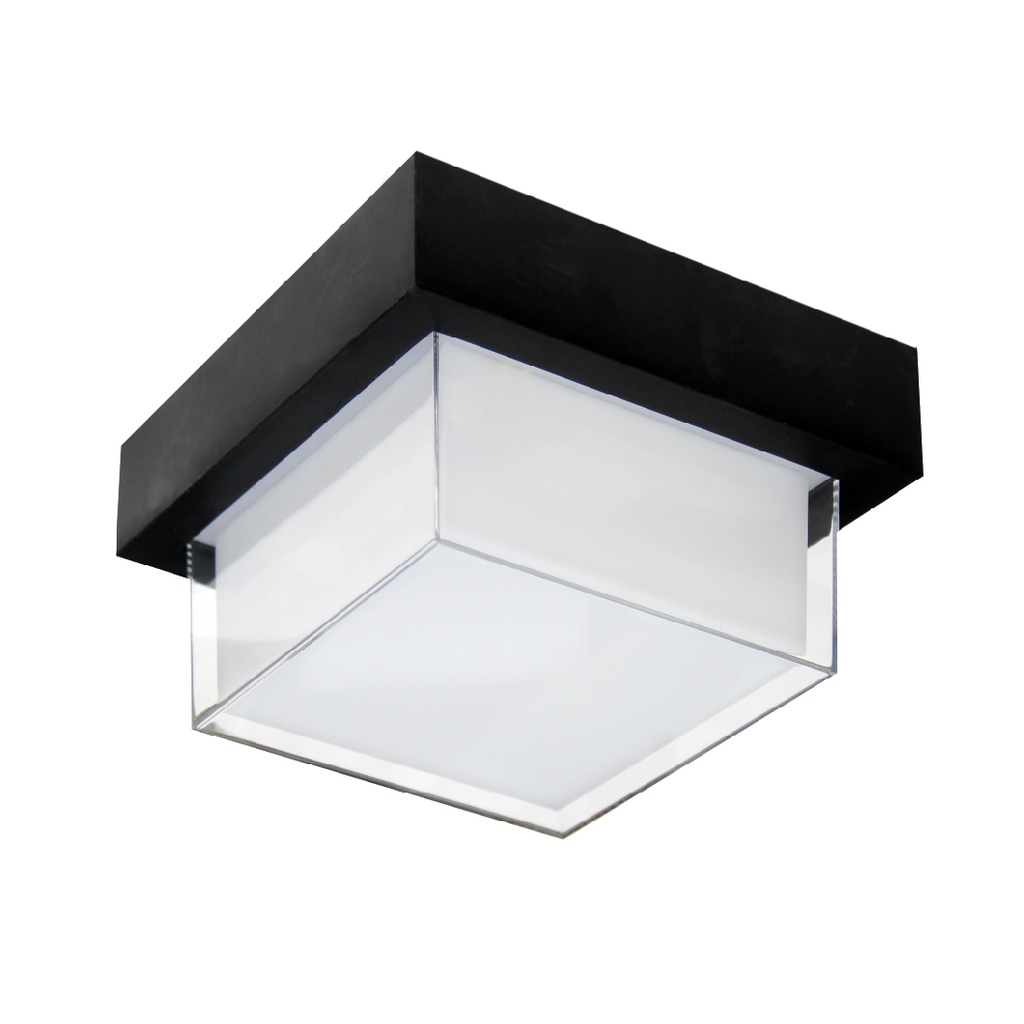 Lump 1 Plafon Exterior Circular Led 15W 3000K 220v Ip65 160x100mm Negro