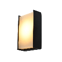 Clat Aplique Exterior Rectangular Led 10W 2700K 220v Ip65 Negro