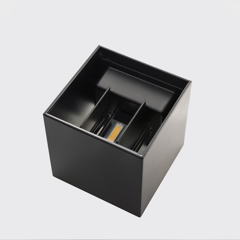 Symud Pro Aplique Exterior Bidireccional Led 2X3W 3000K 220v Ip65 110mm Negro