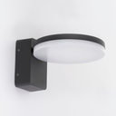 Vk P Aplique Exterior Circular Led 12W 3000K 220v Ip65 Di.165mm Negro