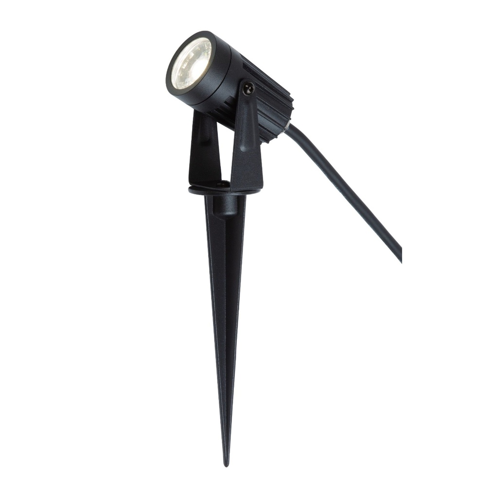 Q3 Pro Spot C/Jabalina Led 3W 3000K 220V Exterior Ip54 Negro