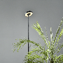 Invisible Jabalina Led Cri80 12W 100º 2700K 220V Ip65 H.506-906-1306Mm Negro 