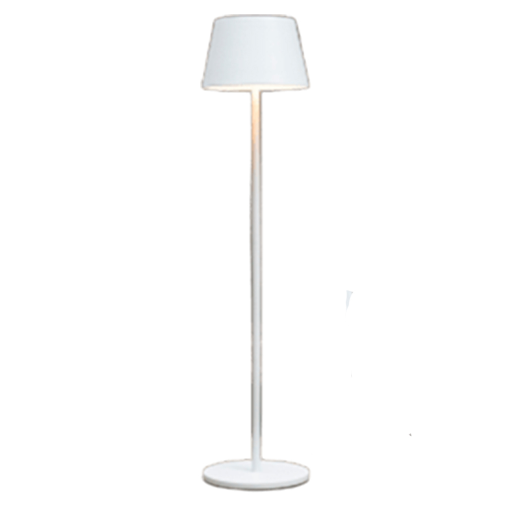 Cinni XXL Lampara De Pie Exterior Led 10W 2700-4000K Dimerizable Batery Ip65 Blanco