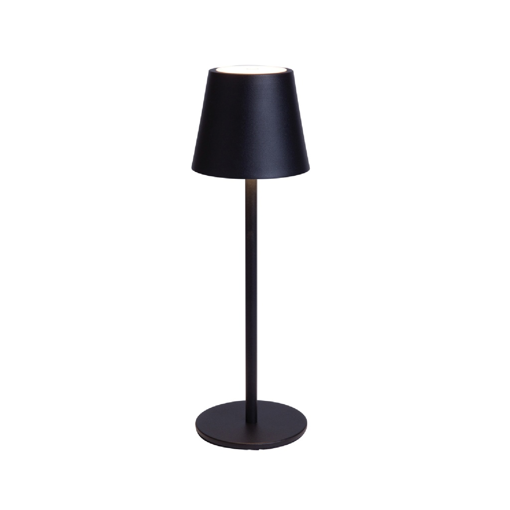 Angelica Lampara Mesa Exterior Led 3W 3000-5000k IP44 Dimerizable Batery Negro