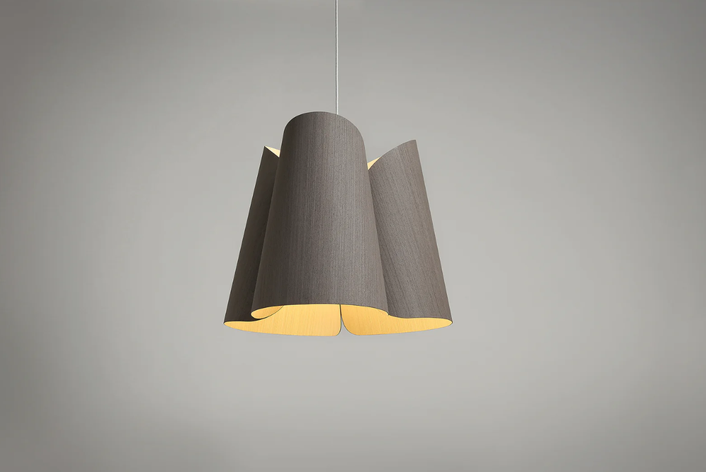 Julieta 70 Colgante Madera Reconstituida Di.70cm E27 Wenge