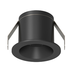 Katan Embutido Fijo Led 3W 2700K 220V Dim Triac 31mm Ip44 Negro