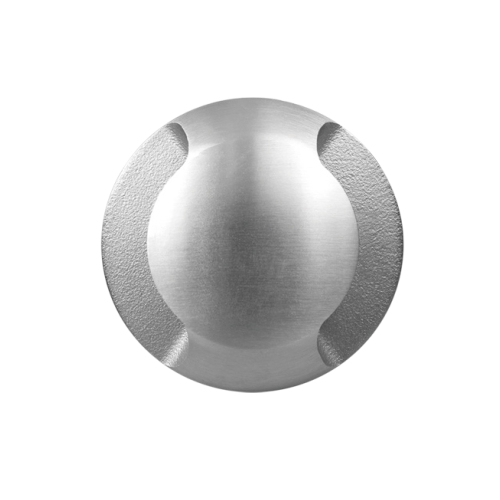 Saman Embutido de Piso Redondo 2 Salidas Led 3w CRI80 2700K 30º 24V Ip67 Dim Triac Acero