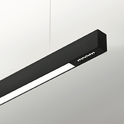 Wally Fit PLus UD 10 Colgante Led 58W 3000K 220V Negro/Negro