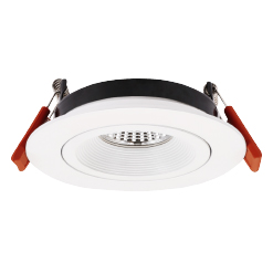 Shevat-R Embutido Cardanico Redondo Gu10 Par16 Aluminio Ø110x39 Blanco