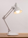 Lampara Escritorio Grande c/2 Mov. E27 Blanco