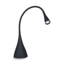 Argenta Lampara de Escritorio Flexible c/Touch 3 Posiciones 1x4W Led Negro