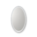 Espejo 9 Ovalado c/Luz Touch Led Calida 14W Lineal en todo su contorno 