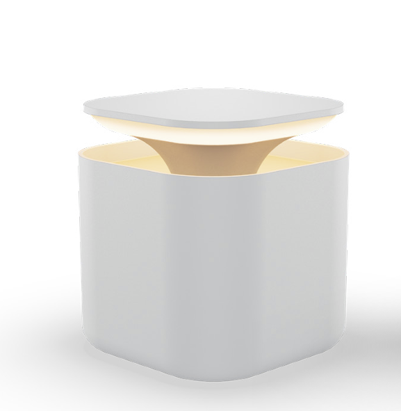 Rocco Lampara Mesa Exterior Led 2W 2200-2700K 349º IP54 Bateria 10-12Hs Blanco Texturado