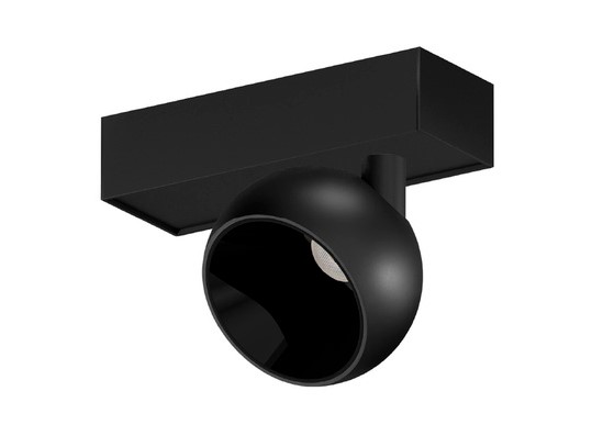 Bombu Plafon 1 Cabezal Led Cob 9W 2700K 15º Dim TRIAC Negro Texturado