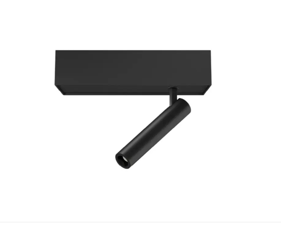 Wipi Plafon 1 Cabezal Led Cob 3W 2700K 26º Dim TRIAC Negro Texturado