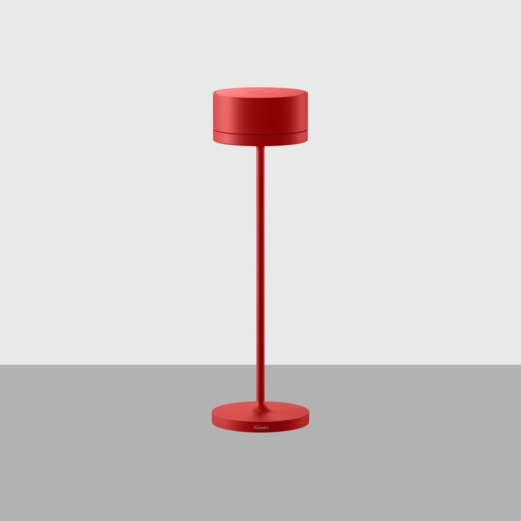 Whisper Lampara de Mesa Recargable USB led 2,2W 2200/3000K DIM IP65 230lm Rojo Mate