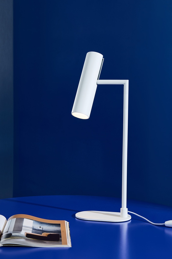 Canon M Lampara de Mesa Hierro 1L GU10 Blanco